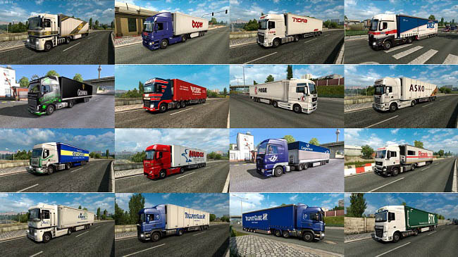 Painted Truck Traffic Pack v18.7