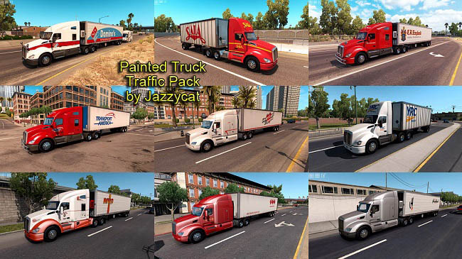 Painted Truck Traffic Pack v6.1.3