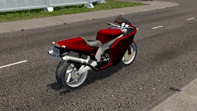 Мод мотоцикл Yamaha FCR-900 для City Car Driving (1.5.9.2)