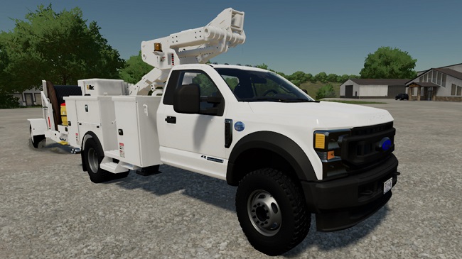2022 Ford F600 Service Truck v1.0 для Farming Simulator 22 (1.11.x)