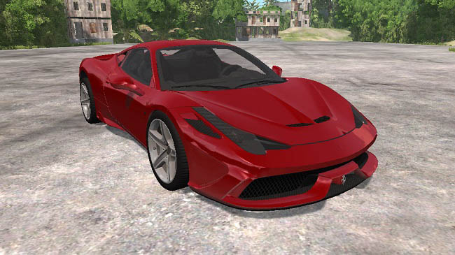 Мод Ferrari 458 Speciale v1.0 для BeamNG (0.13)