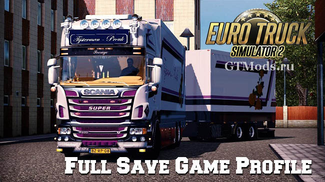 Сохранения для Euro Truck Simulator 2 для версии 1.38.x