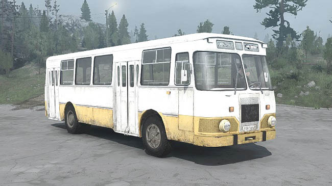 Мод автобус ЛиАЗ-677 v1.0 для ST: MudRunner