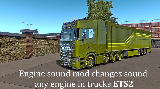 Мод Engine Sound v1.2 для ETS 2 (1.32.x)