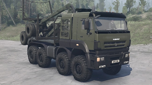 Мод грузовик Камаз-65228 для ST: MudRunner