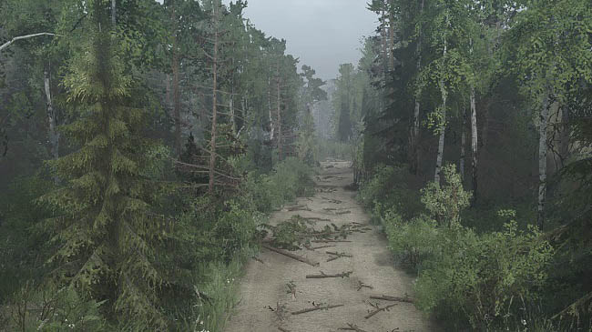 Карта "WoodsLight" для ST: MudRunner