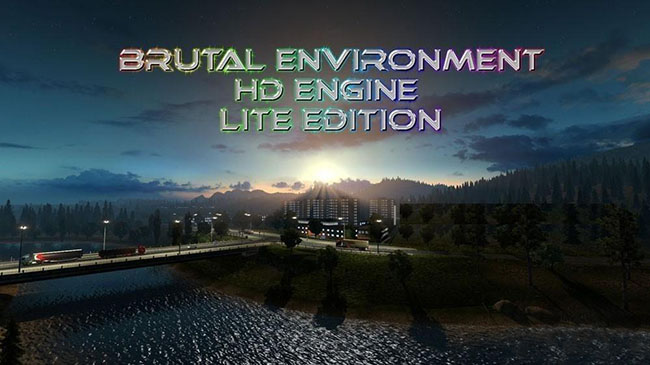 Мод Brutal Environment HD Gold для ETS 2 (1.32.x)
