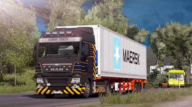 Мод Maersk Reefer Container для ETS 2 (1.32.x)