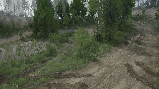 Карта "Тайга 2014 (Ремейк)" v1.1 для Spintires: MudRunner