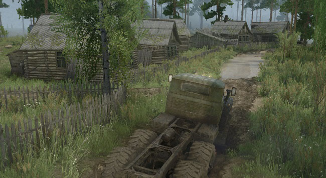 Карта "Пересекая горы" для ST: MudRunner