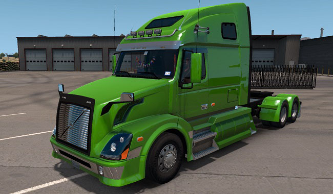 Мод Volvo VNL 670 v1.7.4 для American Truck Simulator (1.44.x)