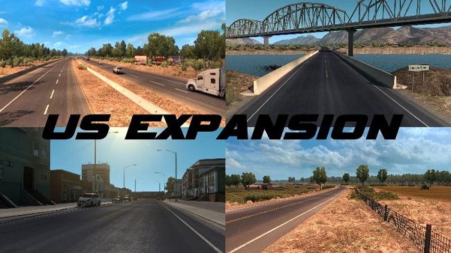 Мод карта US Expansion v2.6.2 для American Truck Simulator (1.36.x)