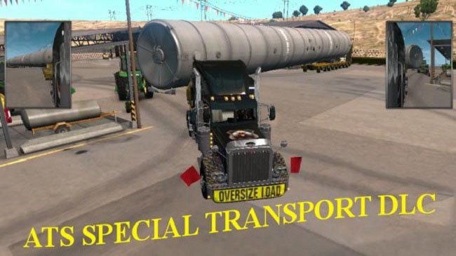 Мод ATS Special Transport Trailer для American Truck Simulator (1.32.х)