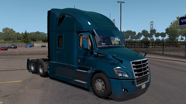 Мод Freightliner Cascadia 2018 v1.6.1 для American Truck Simulator (1.34.x)