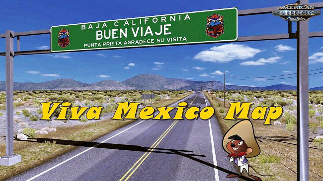 Мод карта Viva Mexico (Durango) v2.0.9 для ATS (1.39.x)