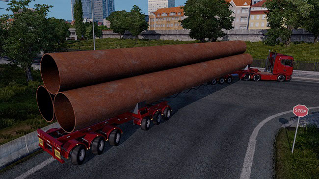 Мод Steerable dolly v1.0 для ETS 2 (1.32.x)