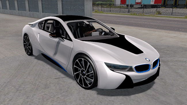 Мод BMW i8 2016 для ATS (1.32.x)