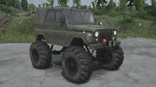 Мод УАЗ 225 v4.3 для Spintires: MudRunner