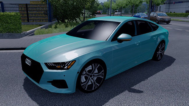 Мод Audi A7 Sportback 2018 v3.0 для ETS 2 и ATS (1.46.x)