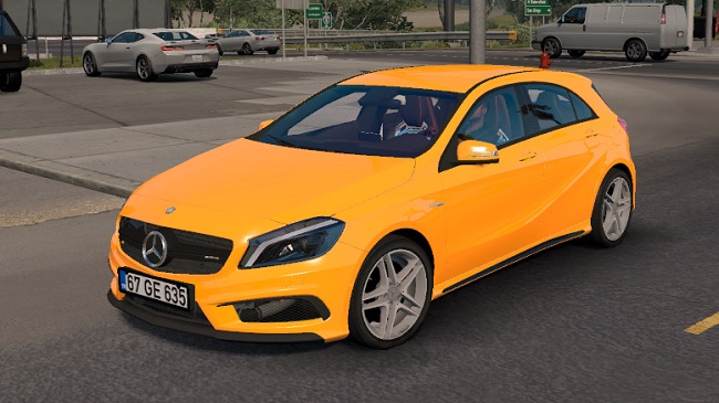 Мод Mercedes-Benz A45 v1.2 для ATS (1.34.x)
