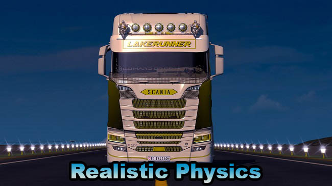 Мод Realistic Physics v4.0 для ETS 2 (1.35.x)