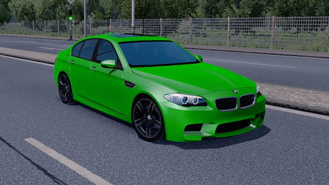 Мод BMW F10 M5 v1.50 для ETS 2 и ATS (1.39.x)