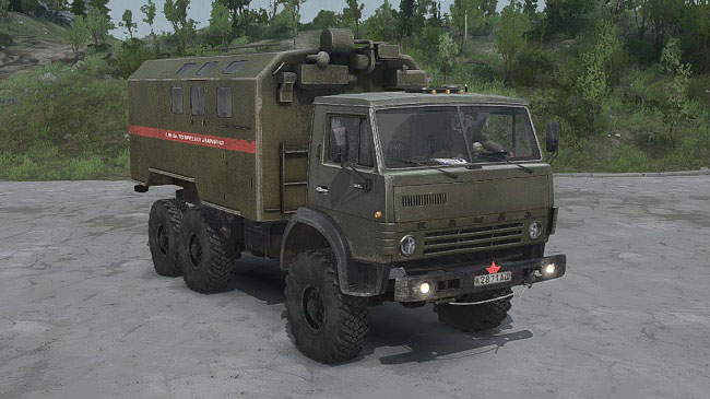 Мод грузовик Камаз-4310 v5.0 для Spintires: MudRunner