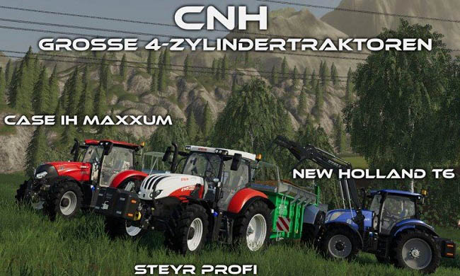 Мод CNH Grosse 4-Zylindertraktoren v1.0 для FS19 (1.1.0.0)