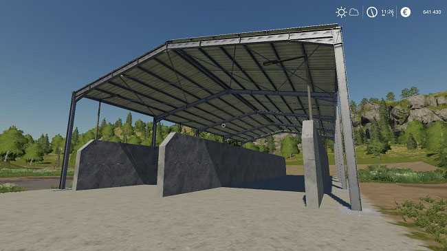 Мод Double Silage Silo Placeable v1.0 для FS19 (1.1.0.0)