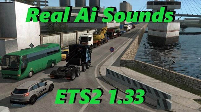 Мод Real AI Traffic Engine Sounds v1.34B для ETS 2 (1.33.x)