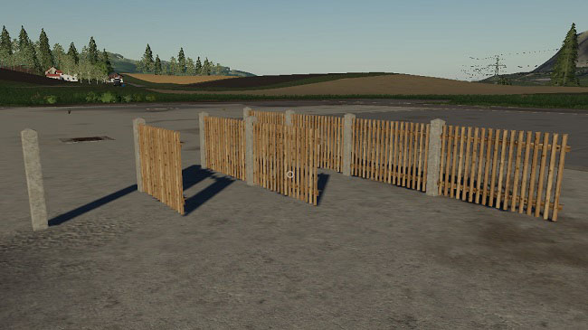 Мод Placable Fence Package v1.0 для FS19 (1.1.0.0)