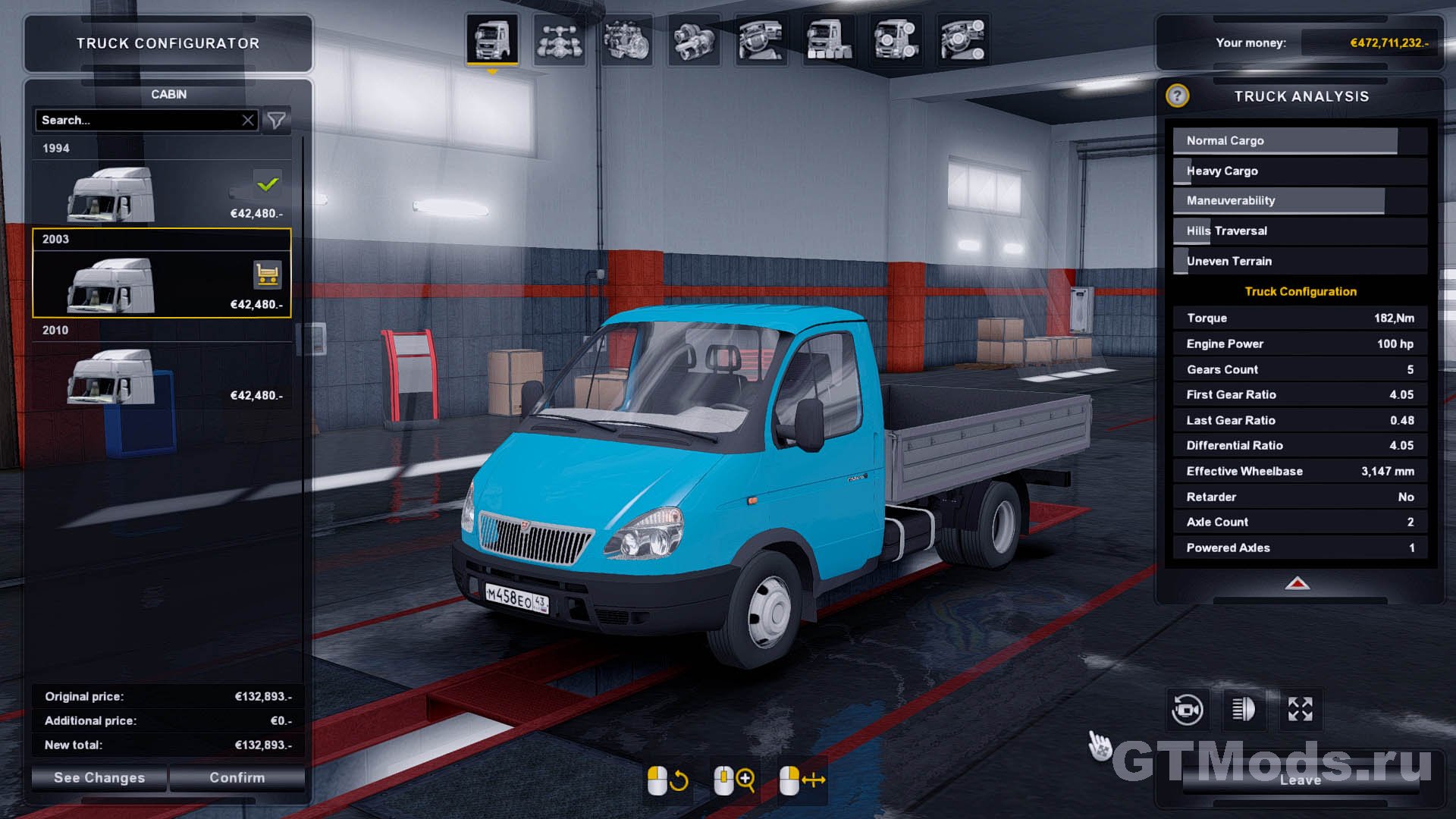 Скачай мод некст. Евро трек 2 Газель. Euro Truck Simulator 2 Газель. Газель Некст для етс 2. Газель пак етс 2.