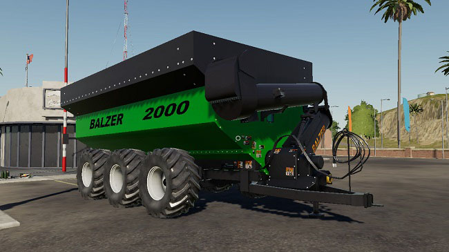 Мод Balzer 2000 Grain Cart v1.0 для FS19 (1.1.0.0)
