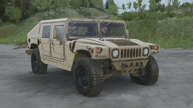 Мод Military Hummer H1 для ST: MudRunner
