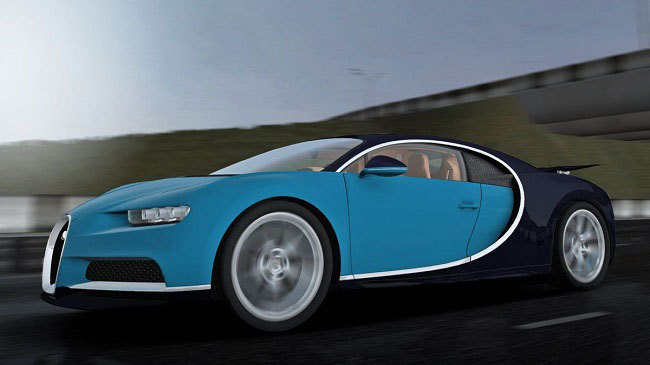 Мод Bugatti Chiron 2016 для City Car Driving (1.5.9)