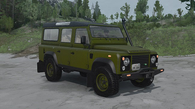 Мод Land Rover Defender v1.0 для ST: MudRunner