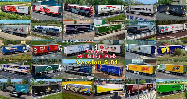 Мод Trailers and Cargo Pack v5.1 для ETS 2 (1.33.x)