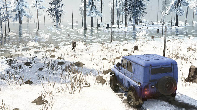 Карта "Winter Swamp" для ST: MudRunner