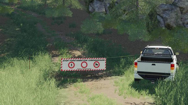Мод Placeable Forest Barrier Banners v1.0 для FS19 (1.2.x)