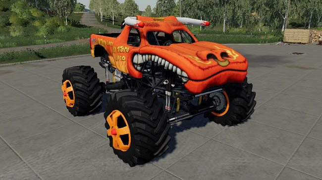 Мод El Toro Loco Monster truck v1.0 для FS19 (1.2.x)