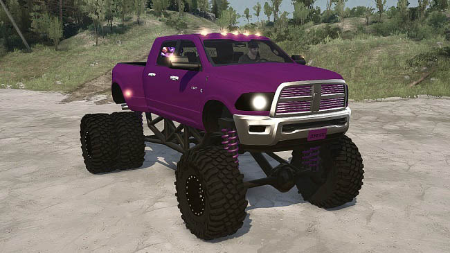 Мод Dodge Mega Cab Dually Mud Truck Pack для ST: MudRunner