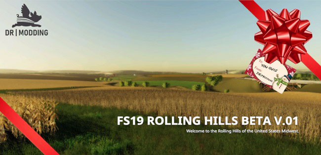 Карта Rolling Hills v0.1 для FS19 (1.2.x)
