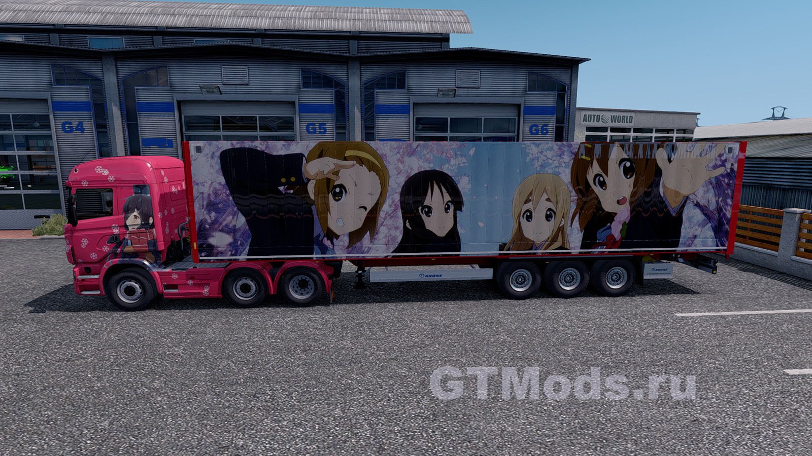 Мод K-ON! Combo Pack v3.00.1 для ETS 2 (1.33.x) » Моды для игр про  автомобили от GTMods.ru