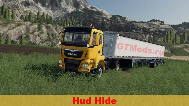 Moд на скрытие интерфейса HUD Hide v1.0 для FS19 (1.2.x)