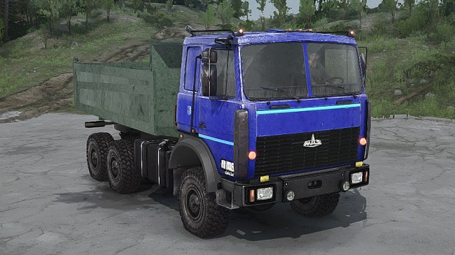 Мод грузовик МАЗ-6317 v2.0 для Spintires: MudRunner