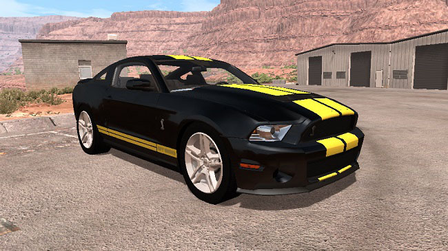 Мод Ford Shelby GT500 2011 v1.0 для BeamNG.drive (0.15)
