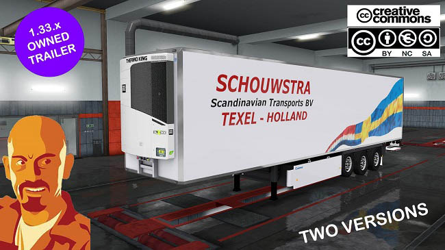 Мод Krone Jelle Schouwstra Owned Trailers для ETS 2 (1.36.x)