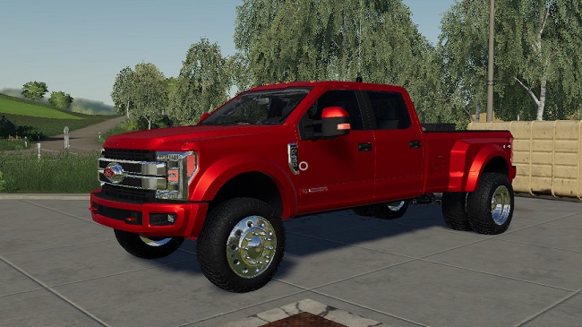 Мод 2018 Ford F450 with bed options v1.0 для FS19 (1.2.x)