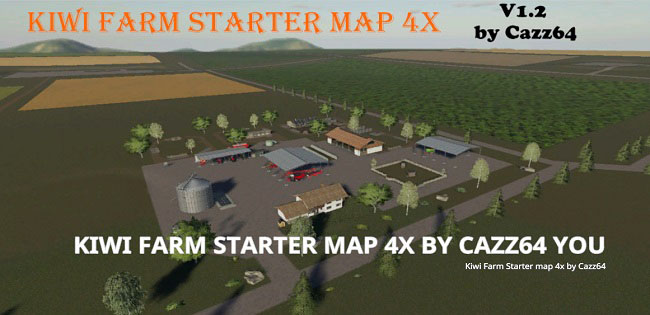 Карта Kiwi Farm Starter v1.3.0 для FS19 (1.2.x)