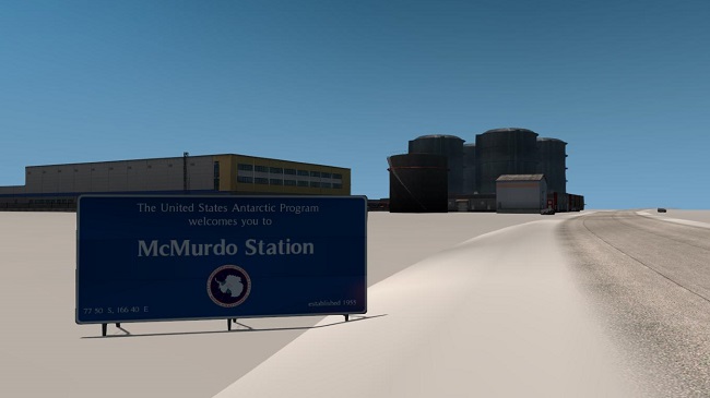 Карта Антарктики v1.0 для Euro Truck Simulator 2 (1.46.x)